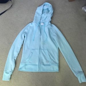 Baby blue light jacket